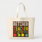 Grappig genoeg om leraar in ruste te zetten Elk ki Grote Tote Bag (Voorkant)