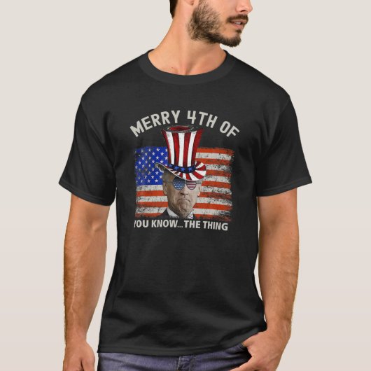 Grappig genoeg weet je dat Joe Biden Co. T-shirt (Voorkant)