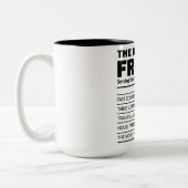 Grappig genoeg zijn de "Always Dominoes Friend Nut Tweekleurige Koffiemok (Links)