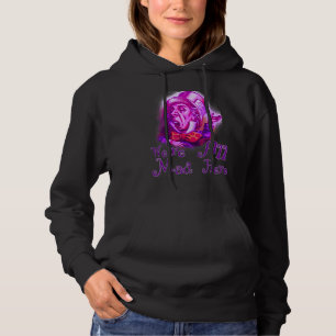 Grappig genoeg zijn we allemaal hier Cheshire Alic Hoodie