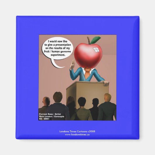 Grappig Genoom Experiment Kwaliteit Nieuwigheid Ma Magneet (Voorkant)