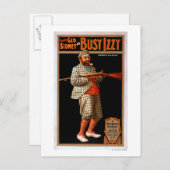 Grappig Geo. Sidney as Busy Izzy Theater Poster Briefkaart (Voorkant / Achterkant)