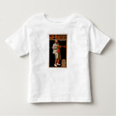 Grappig Geo. Sidney as Busy Izzy Theater Poster Kinder Shirts (Voorkant)