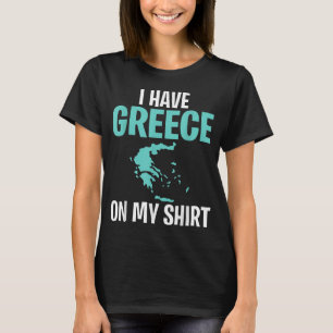 Grappig geografisch leraar dat ik Griekenland heb  T-shirt