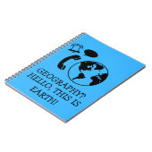 Grappig geografisch notitieboek (Linkerzijde)