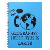 Grappig geografisch notitieboek (Voorkant)