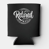 Grappig gepensioneerd 2022 niet meer mijn probleem blikjeskoeler (Voorkant)