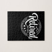 Grappig gepensioneerd 2022 niet meer mijn probleem legpuzzel (Horizontaal)