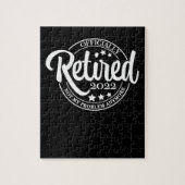 Grappig gepensioneerd 2022 niet meer mijn probleem legpuzzel (Verticaal)