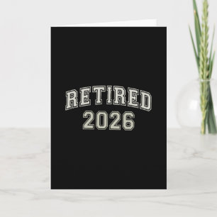 Grappig Gepensioneerd 2026 Universiteit Ik Ben Kla Kaart