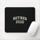 Grappig Gepensioneerd 2026 Universiteit Ik Ben Kla Muismat (Met muis)