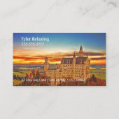 Grappig Gepensioneerd, Duits Kasteel, DIY Beroep G Visitekaartje (Achterkant)