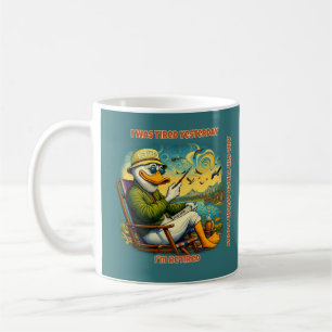 Grappig Gepensioneerd Eend Gepersonaliseerd Pensio Koffiemok