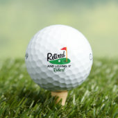Grappig Gepensioneerd en houden van het aangepaste Golfballen (Insitu Shirt)