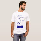 Grappig Gepensioneerd Gevechtspiloot Design T-shirt (Voorkant volledig)