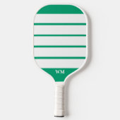 grappig Gepensioneerd niet Vermoeid Jaar Initialen Pickleball Paddle (Achterkant)