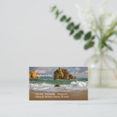 Grappig Gepensioneerd, Ocean Waves, Beroep Gag Visitekaartje (Staand voorkant)