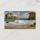Grappig Gepensioneerd, Ocean Waves, Beroep Gag Visitekaartje (Achterkant)