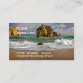 Grappig Gepensioneerd, Ocean Waves, Beroep Gag Visitekaartje (Voorkant)