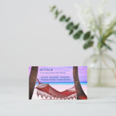 Grappig Gepensioneerd, Strandhangmat, DIY Professi Visitekaartje (Staand voorkant)