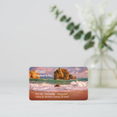 Grappig Gepensioneerd, Sunset Ocean, DIY Beroep Ga Visitekaartje (Staand voorkant)