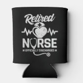 Grappig Gepensioneerd Verpleegster Joke Verpleegku Blikjeskoeler (Achterkant)