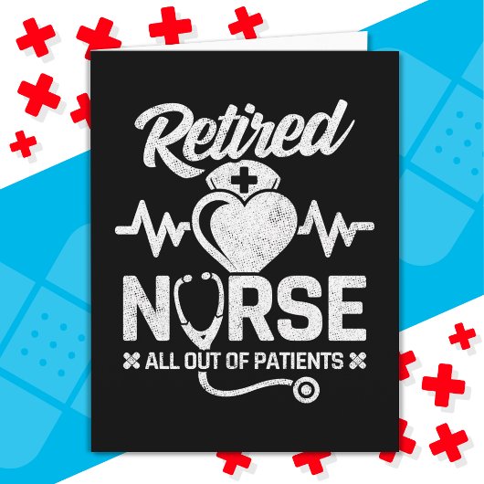 Grappig Gepensioneerd Verpleegster Joke Verpleegku Kaart