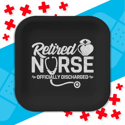 Grappig Gepensioneerd Verpleegster Joke Verpleegku Papieren Bordje