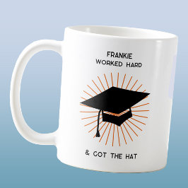 Grappig gepersonaliseerd Afstuderen Koffiemok