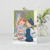 Grappig gepersonaliseerd als mijn bruidsmeisje/die kaart (Staand voorkant)