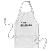 Grappig gepersonaliseerd BBQ & kookcadeau voor ech Standaard Schort (Voorkant)
