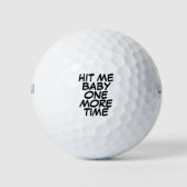Grappig gepersonaliseerd bericht golfballen (Voorkant)