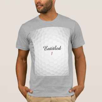 Grappig gepersonaliseerd bevoorrecht 1 Initieel go T-shirt