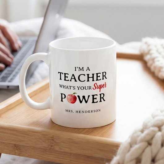Grappig Gepersonaliseerd Cadeau voor Docenten Mok