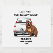 Grappig Gepersonaliseerd Camping Beer Familiereüni Bier Etiket (Enkel label)