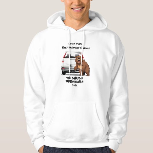 Grappig Gepersonaliseerd Camping Beer Familiereüni Hoodie (Voorkant)