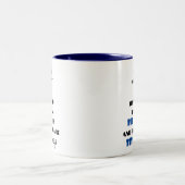 Grappig gepersonaliseerd Dit is mijn Circus My Mon Tweekleurige Koffiemok (Center)