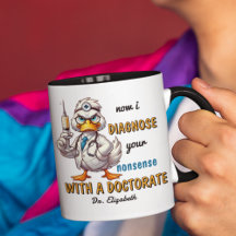 Grappig gepersonaliseerd doctoraat cadeau voor Afs