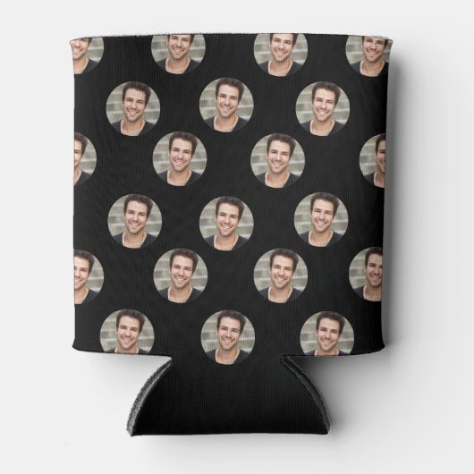 Grappig gepersonaliseerd gezicht, Aangepaste foto Blikjeskoeler (Voorkant)