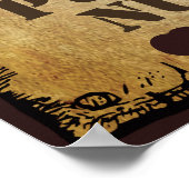 Grappig gepersonaliseerd gezocht poster (Hoek)