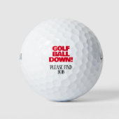 Grappig gepersonaliseerd golfballen (Voorkant)