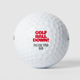 Grappig gepersonaliseerd golfballen