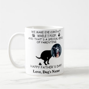Grappig gepersonaliseerd hond pap, Dog Poop Vaderd Koffiemok