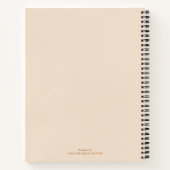 Grappig gepersonaliseerd Hondenliefhebber cadeau Notitieboek (Achterkant)