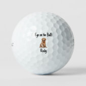 Grappig Gepersonaliseerd Huisdier Afbeelding Title Golfballen (Voorkant)