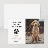 Grappig Gepersonaliseerd Huisdier Foto Hond Mam mo (Voorkant / Achterkant)