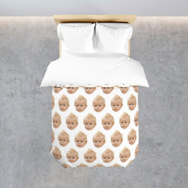 Grappig Gepersonaliseerd Jongen Gezicht Foto Kinde