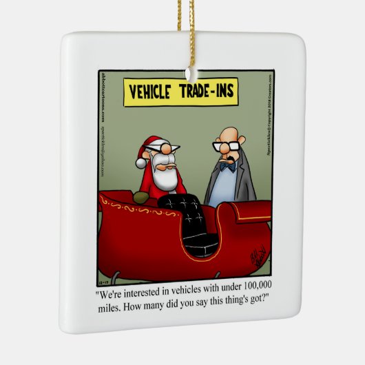 Grappig gepersonaliseerd kerstornament cadeau keramisch ornament (Rechts)