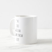 Grappig Gepersonaliseerd Koffiemok (Voorkant links)