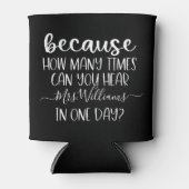 Grappig gepersonaliseerd lesgeven, omdat drank blikjeskoeler (Voorkant)